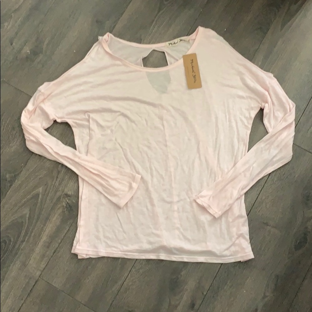 NWT Michael Stars cold shoulder top